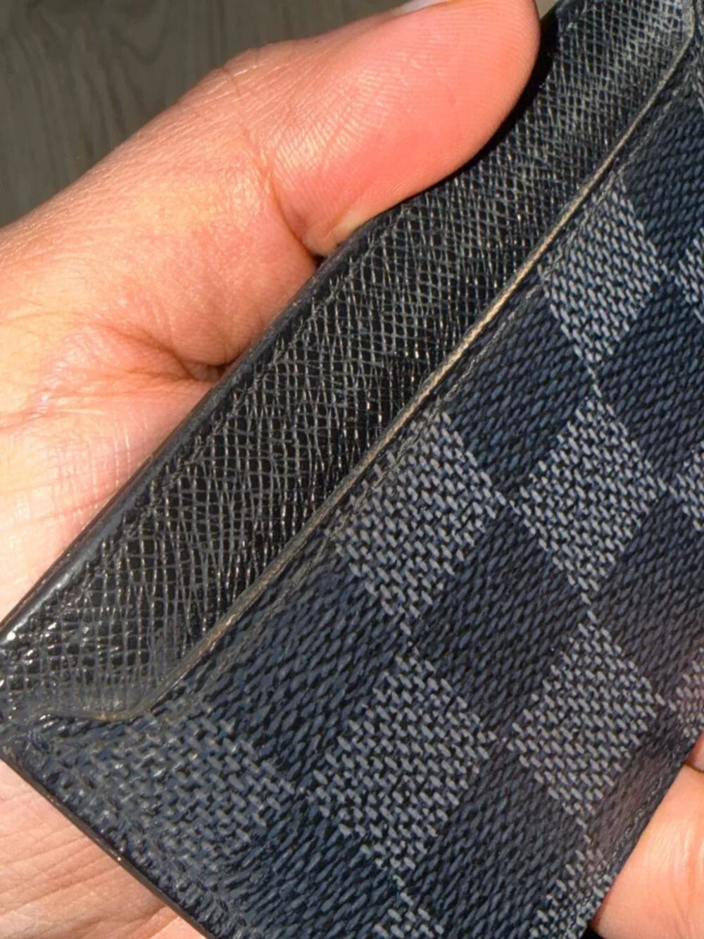 Louis Vuitton Neo Porte-Cartes Damier Graphite Card Holder w/ Box & Dust Bag